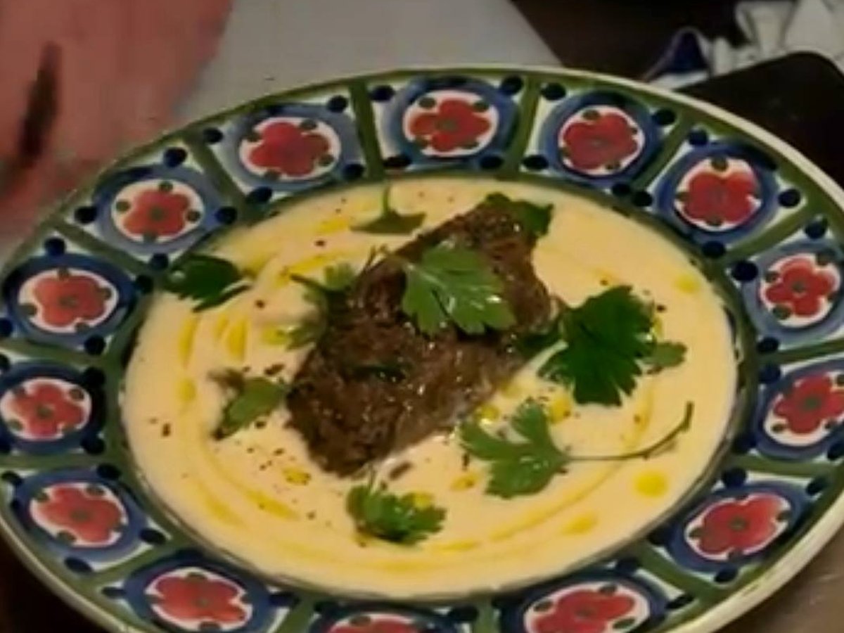Mushroom duxelles and truffle crème
