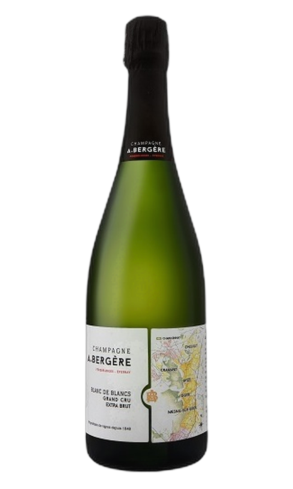 Label of Blanc de Blancs Grand Cru Extra Brut