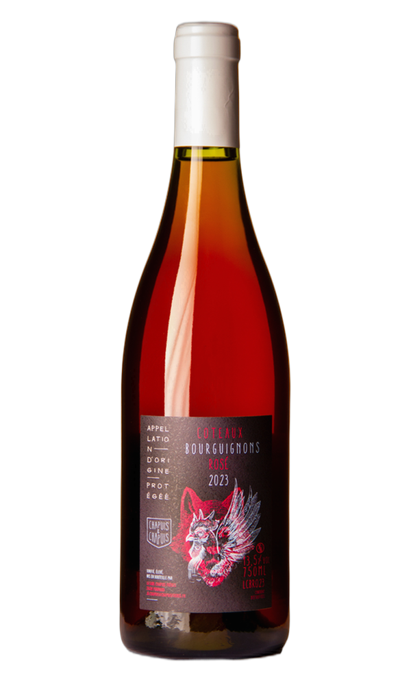 Label of Côteaux Bourguignons Rosé