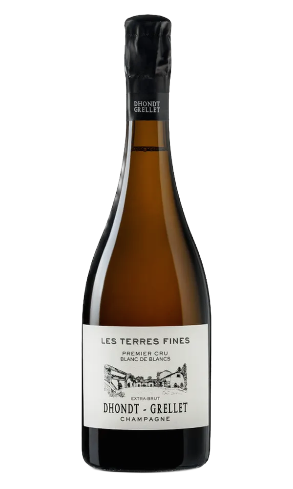 Label of Les Terres Fines 1er Cru Blanc de Blancs