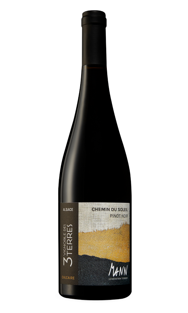 Label of Pinot Noir Chemin du Soleil