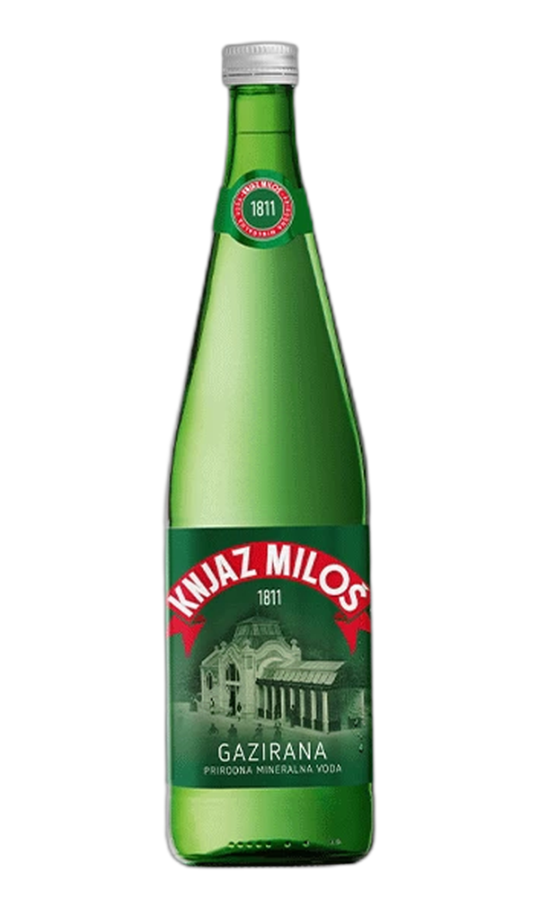 Label of Sparkling water (0.75 L)