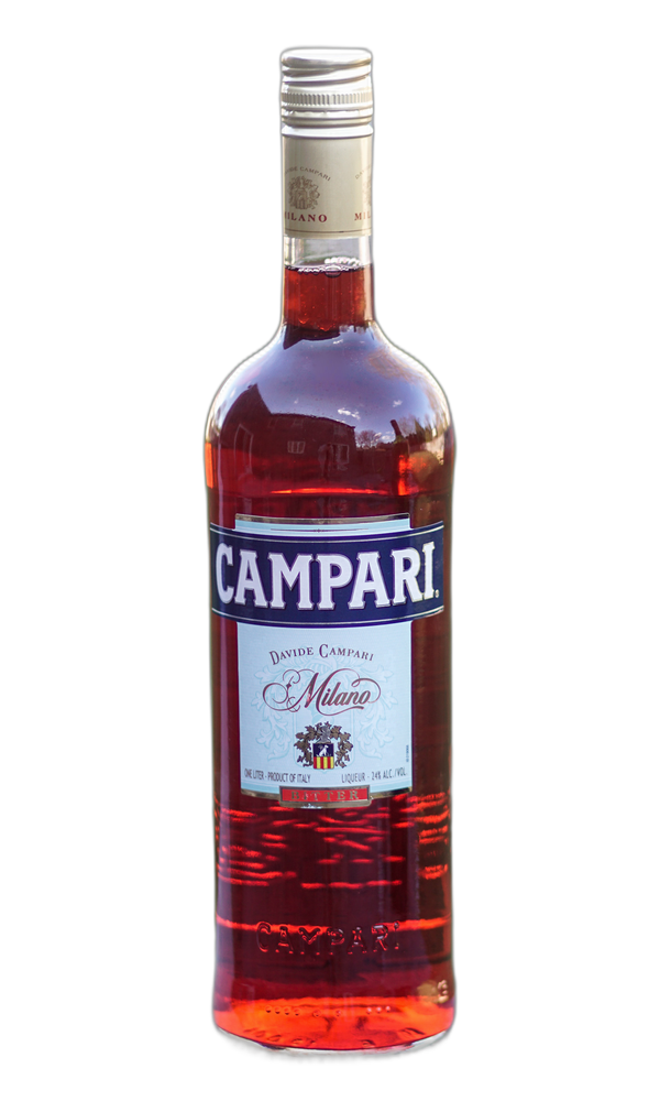 Label of Campari Bitter