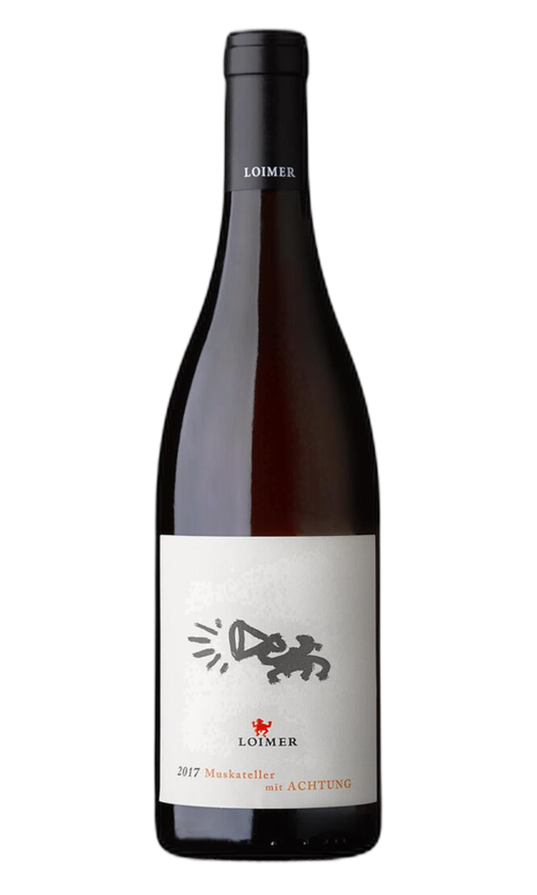 Label of Muskateller Mit Achtung