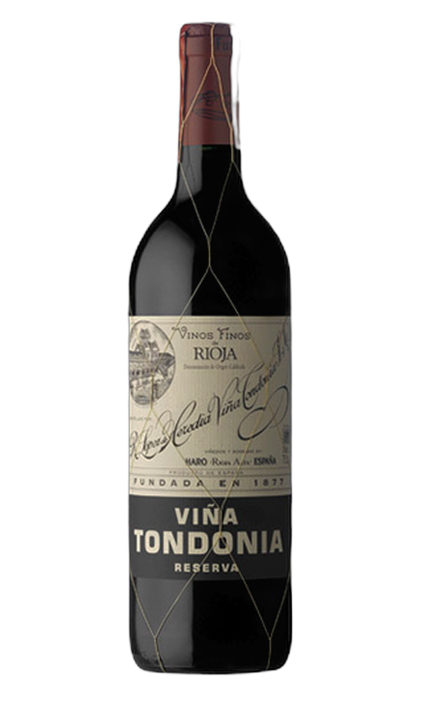 Label of Tondonia Tinto Reserva