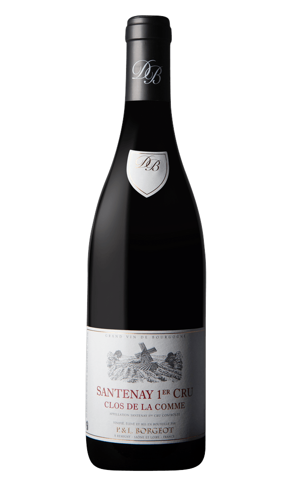 Label of Santenay 1er cru Clos De La Comme Rouge