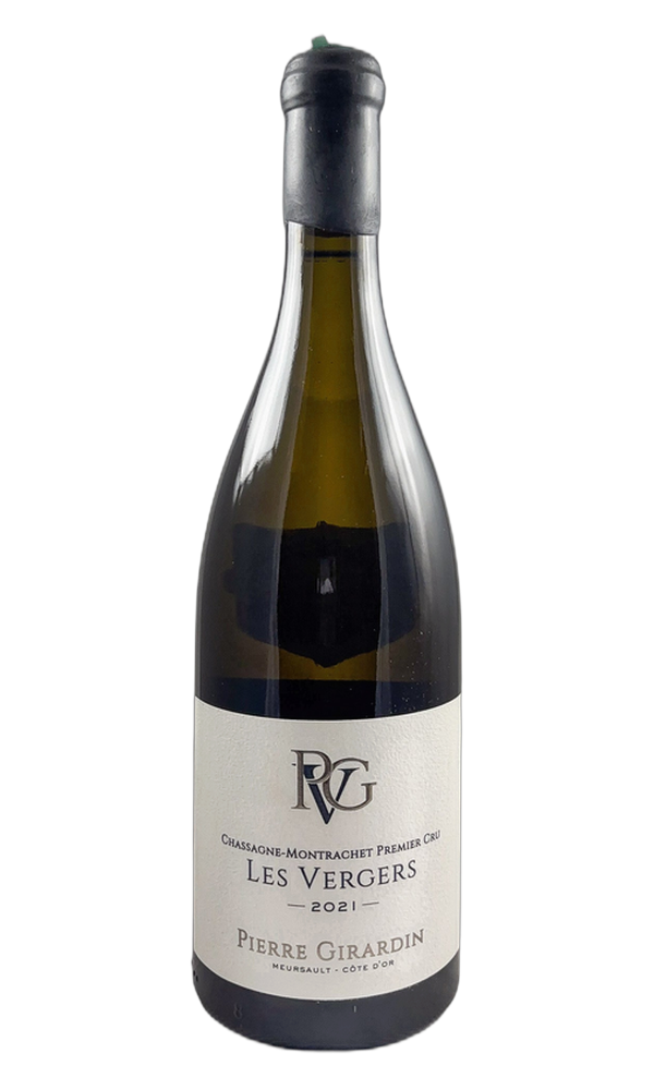 Label of Chassagne Montrachet 1er Cru Les Vergers