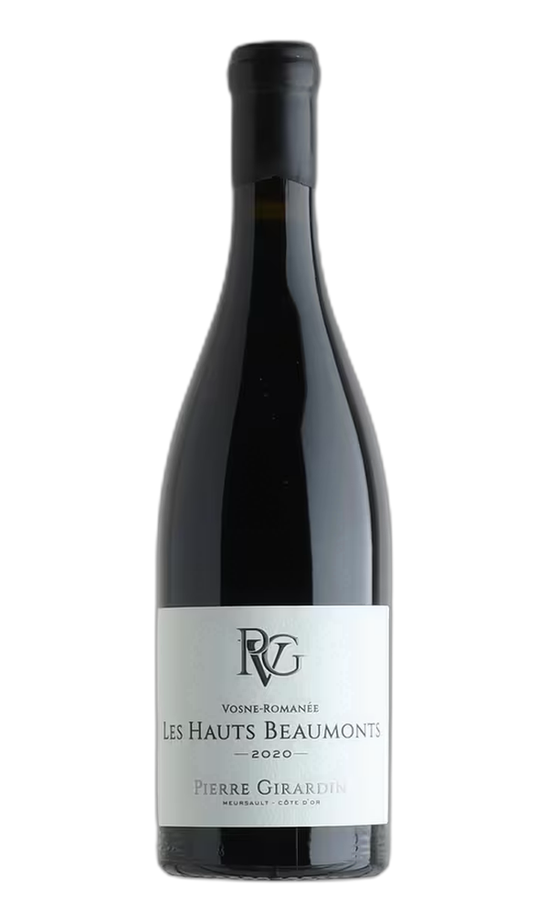Label of Vosne-Romanee Les Hauts Beaumonts
