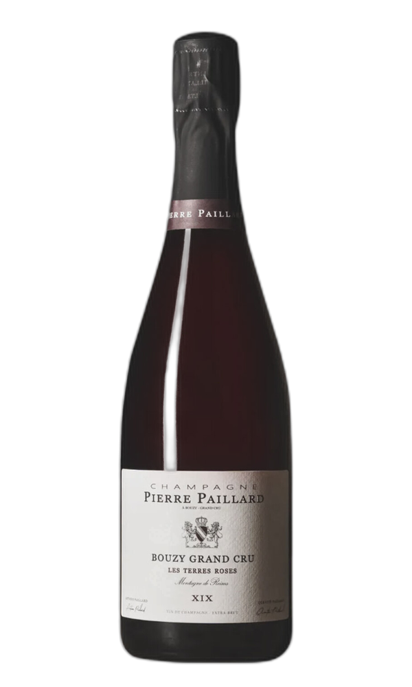 Label of Les Terres Roses Bouzy Grand Cru Extra Brut