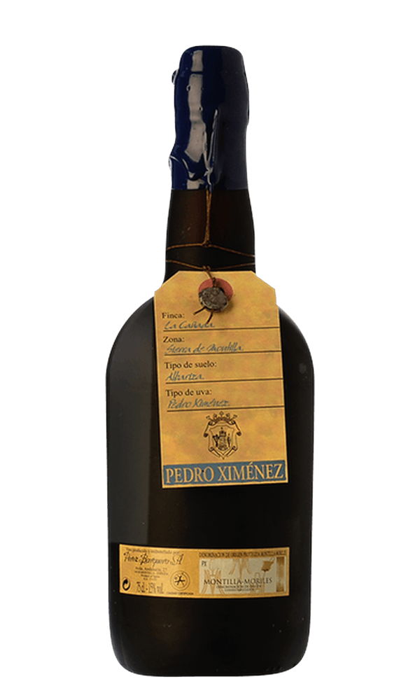 Label of PB La Cañada Pedro Ximenez