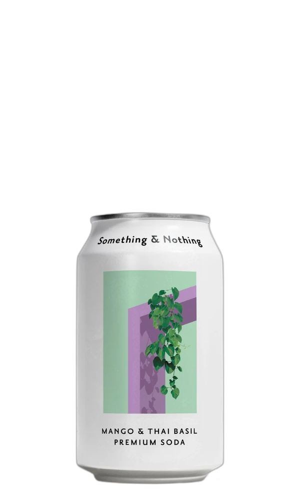 Label of Mango & Thai Basil (0.33 L)