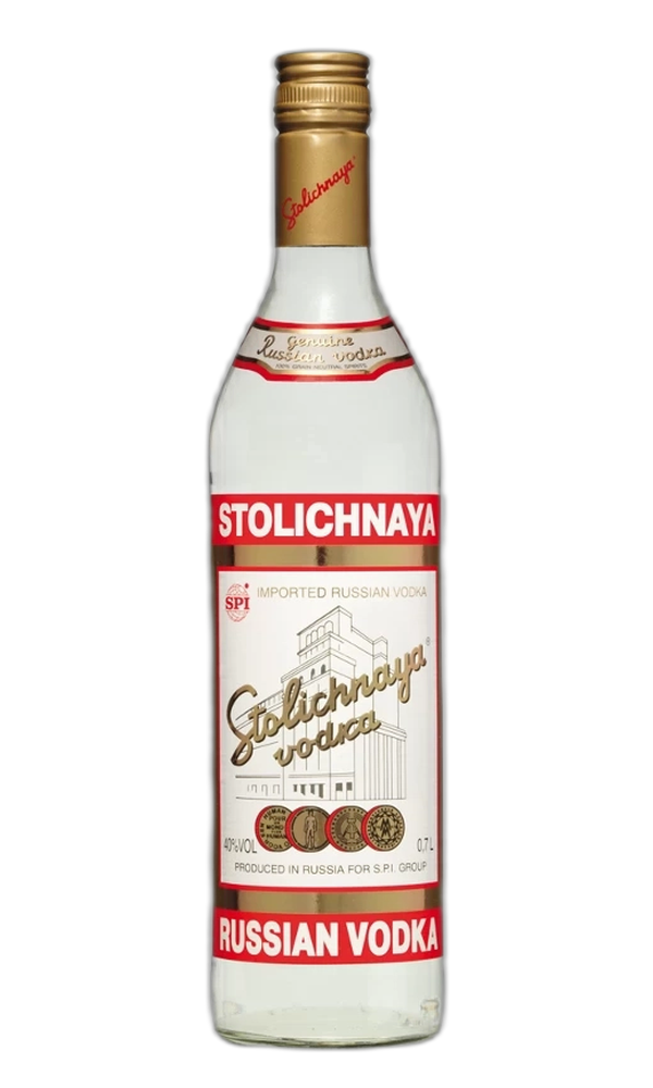 Label of Stolichnaya Premium
